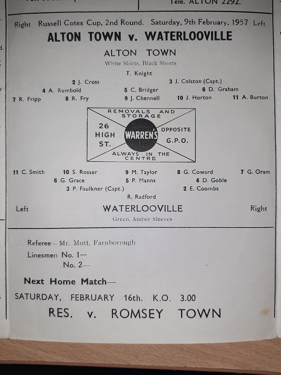Waterlooville F.C. Progs and History tweet media