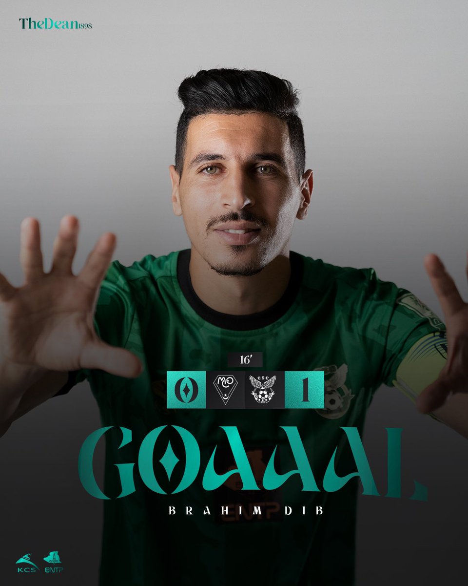 CSCClub1898's tweet photo. ⚫️🟢 𝐆𝐎𝐀𝐀𝐀𝐋 ⚽️
هدددف . ابراهيم ذيب يفتتح باب التسجيل لصالح العميد من علامة الحزاء 

MCO0️⃣🆚️ CSC1️⃣

#teamcsc #TheDean1898 #CSConstantine #MCOCSC #ligue1mobilis https://t.co/zUxkk3E1vl
