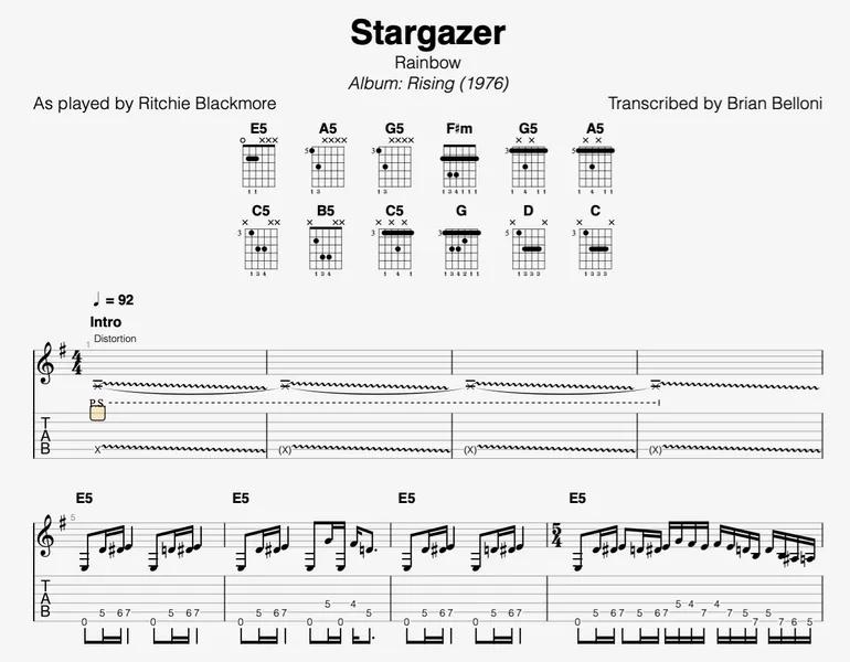 BrianBelloni's tweet image. Stargazer - Rainbow 😎