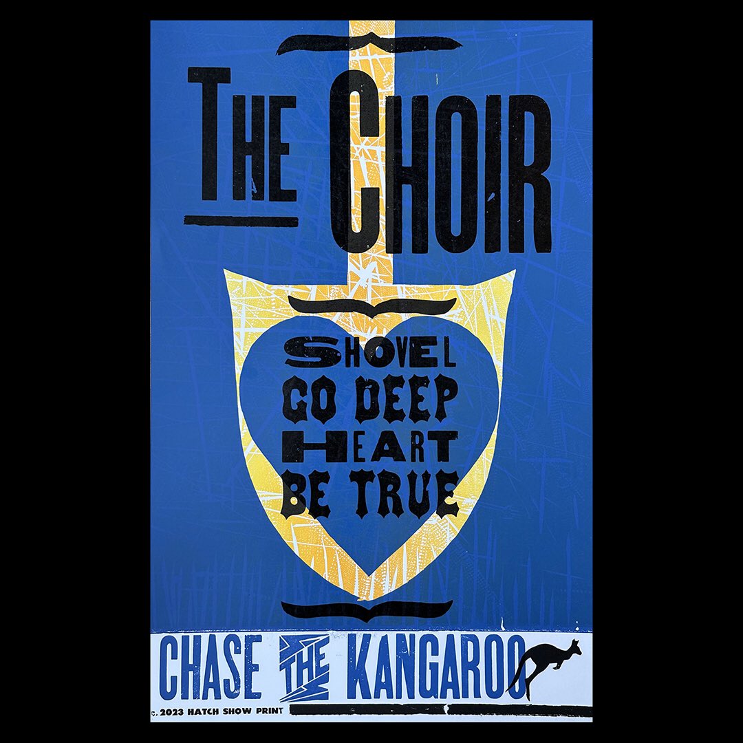 thechoirtweet's tweet photo. #hatchshowprint Our CTK Hatch Show Prints for our Kickstarter campaign has arrived! https://t.co/1l8igwrM1w