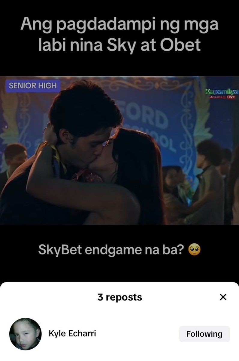 nxyc__'s tweet photo. kyle reposted the kissing scene hzhsisjehskzkxkxxkix

#SHLove #KyleDrea #KyleEcharri #AndreaBrillantes https://t.co/jhQ9KRThob