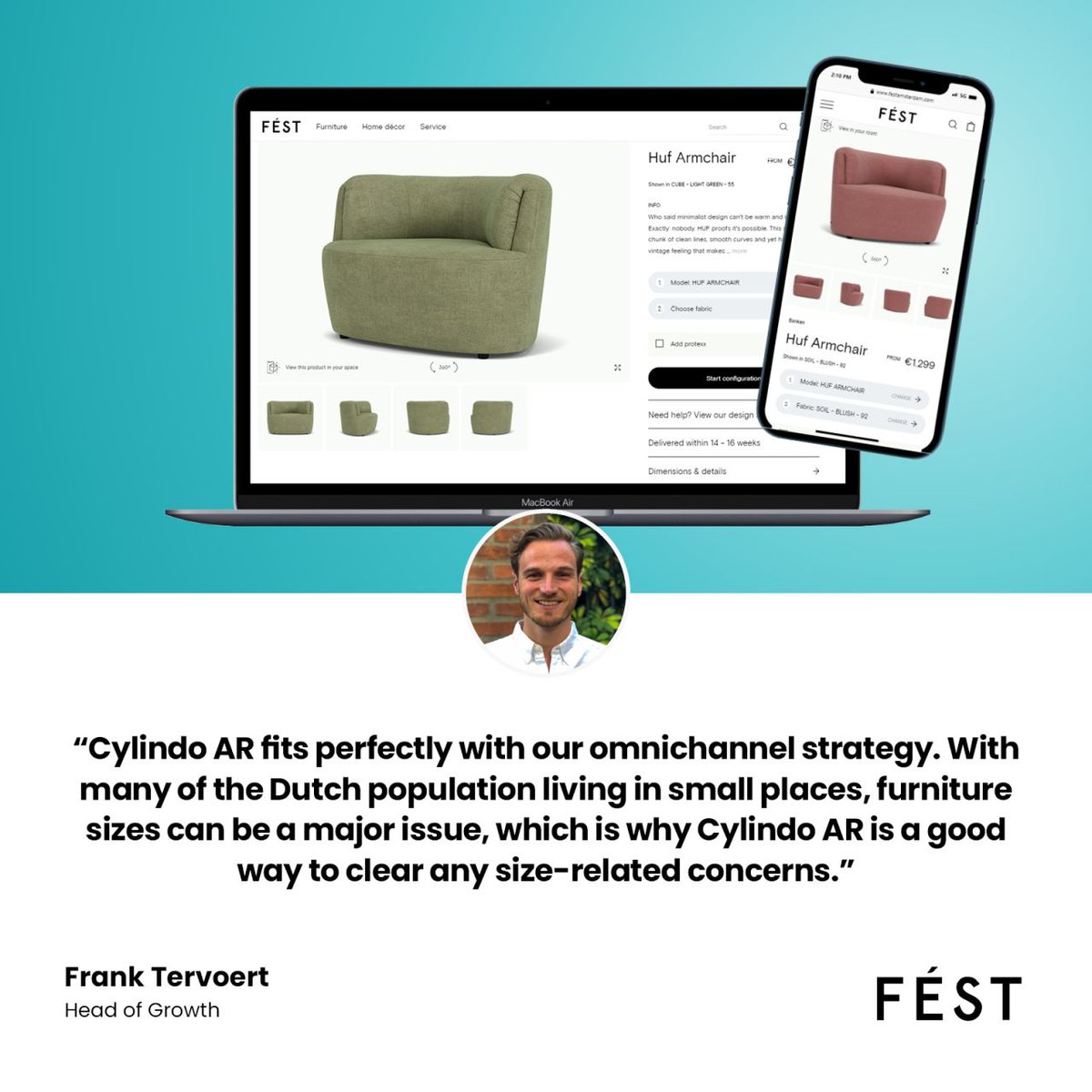Discover how FEST revolutionized its product visualization strategy and achieved unprecedented success with Cylindo. Find out more: bit.ly/3ScS3c8