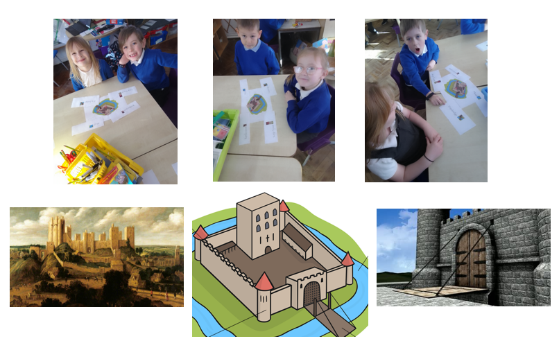IPMATGirnhill's tweet photo. Foxes have started their new history learning about castles this week. In our first lesson they explored what castles are and what some of the different parts are called. #IPMATGIS #GIRNHILLfoxes #GIRNHILLhistory https://t.co/qDQxBmuEzD