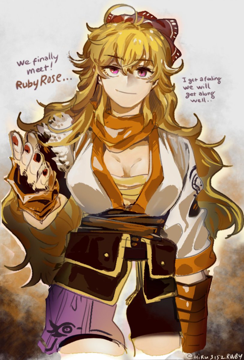 The time traveler moved a rock and now Raven adopted her own daughter to the tribe.
meet Yang Branwen 💛 everyone.
RWBY AU where everything messed up (a little)