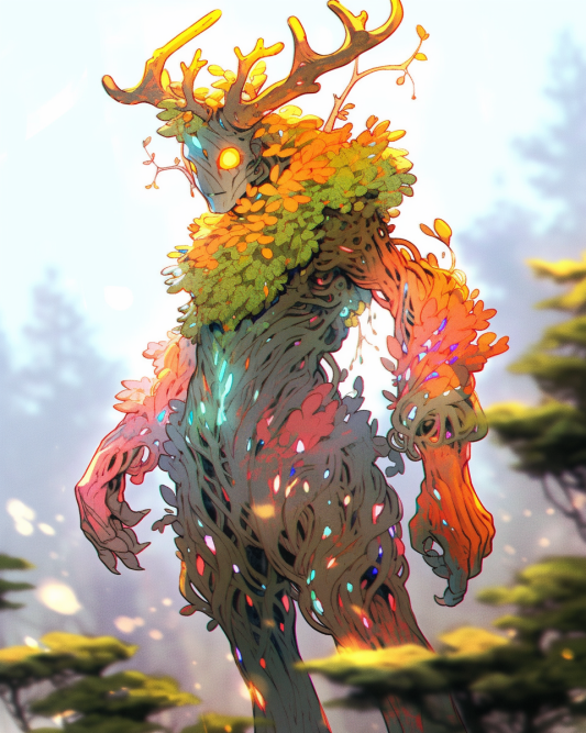 Gam3rsGrove's tweet photo. This ain't your fairy-tale tree-hugging kind of Ent.

This dude walks the wild paths, roots thumping a bassline through the forest floor, leaves whispering gossip in the wind.

#AI #AIArtwork https://t.co/yklSWVzpHO