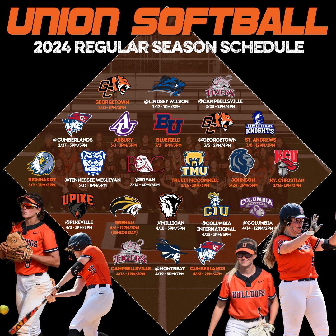 Union Softball Schedule 2024 - Maye Stephi