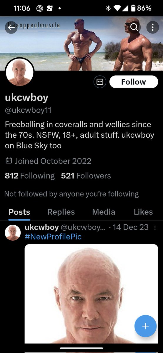 ukcwboy's tweet photo. This ass-hat is absolutely not me.  Not sure if I should be flattered or just think he's a sad loser 😂 https://t.co/k2A6VFvahU