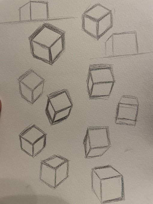 「立方体 シンプルな背景」のTwitter画像/イラスト(新着)