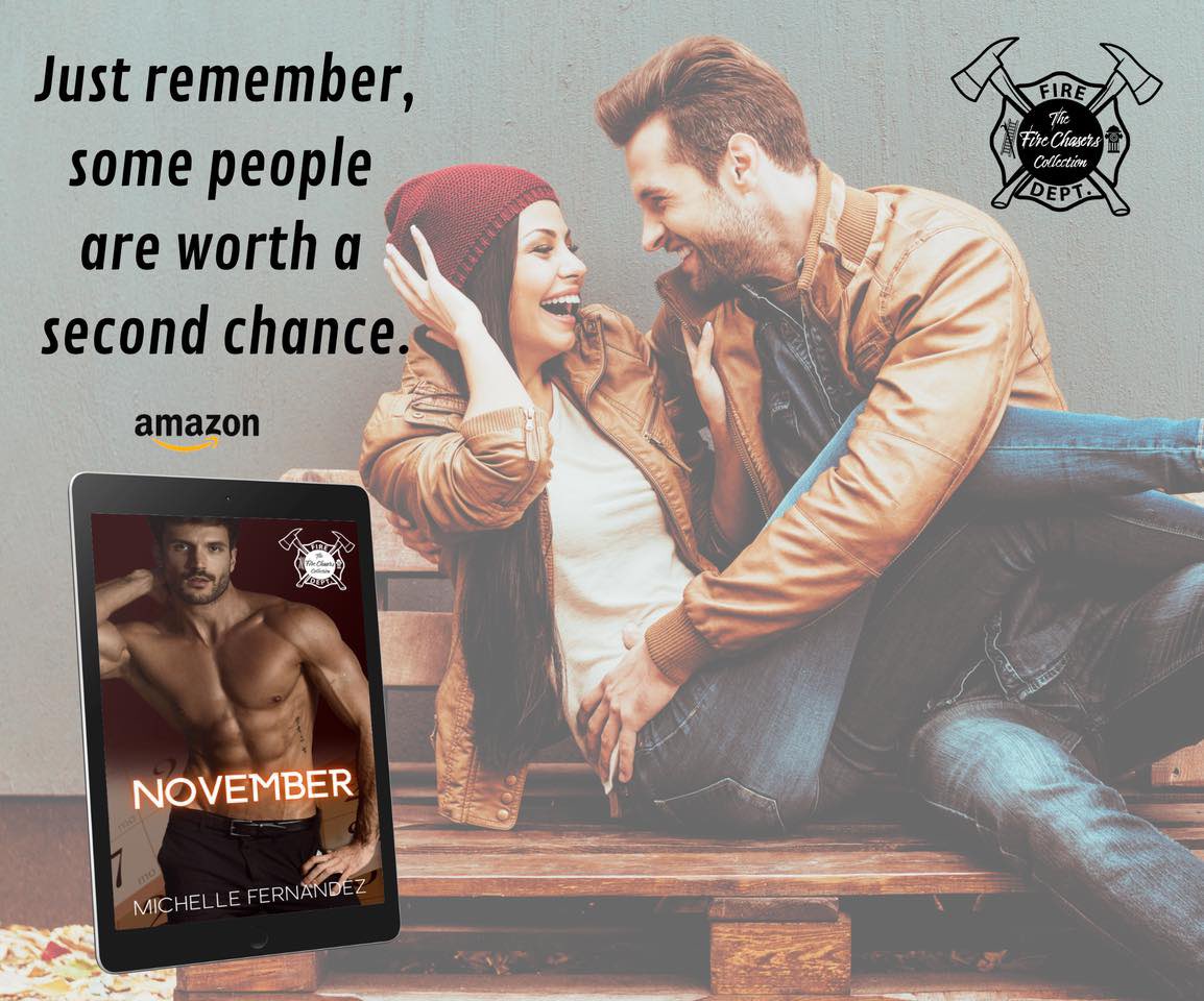 ✩ 99c Preorder! ✩ November is coming 01.25 @michellefernandez #november #firechasers #firefighterromance #comingsoon #michellefernandez #dsbookpromotions Hosted by @DS_Promotions1 books2read.com/November