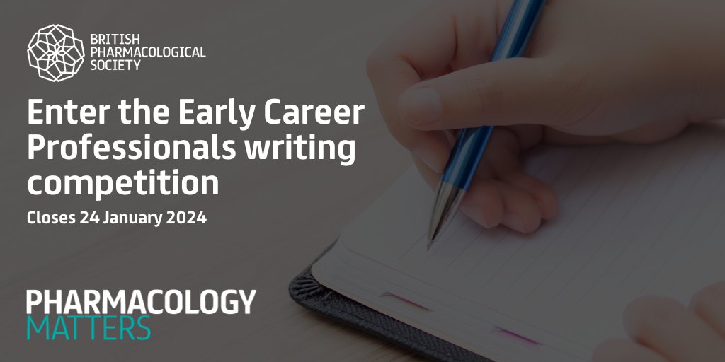 Have you entered the Pharmacology Matters Early Career Pharmacologists writing competition yet? We're looking for informative articles about exciting new research. The winner will receive a year of free membership to the BPS. Apply now: ow.ly/QEra50QlrOF