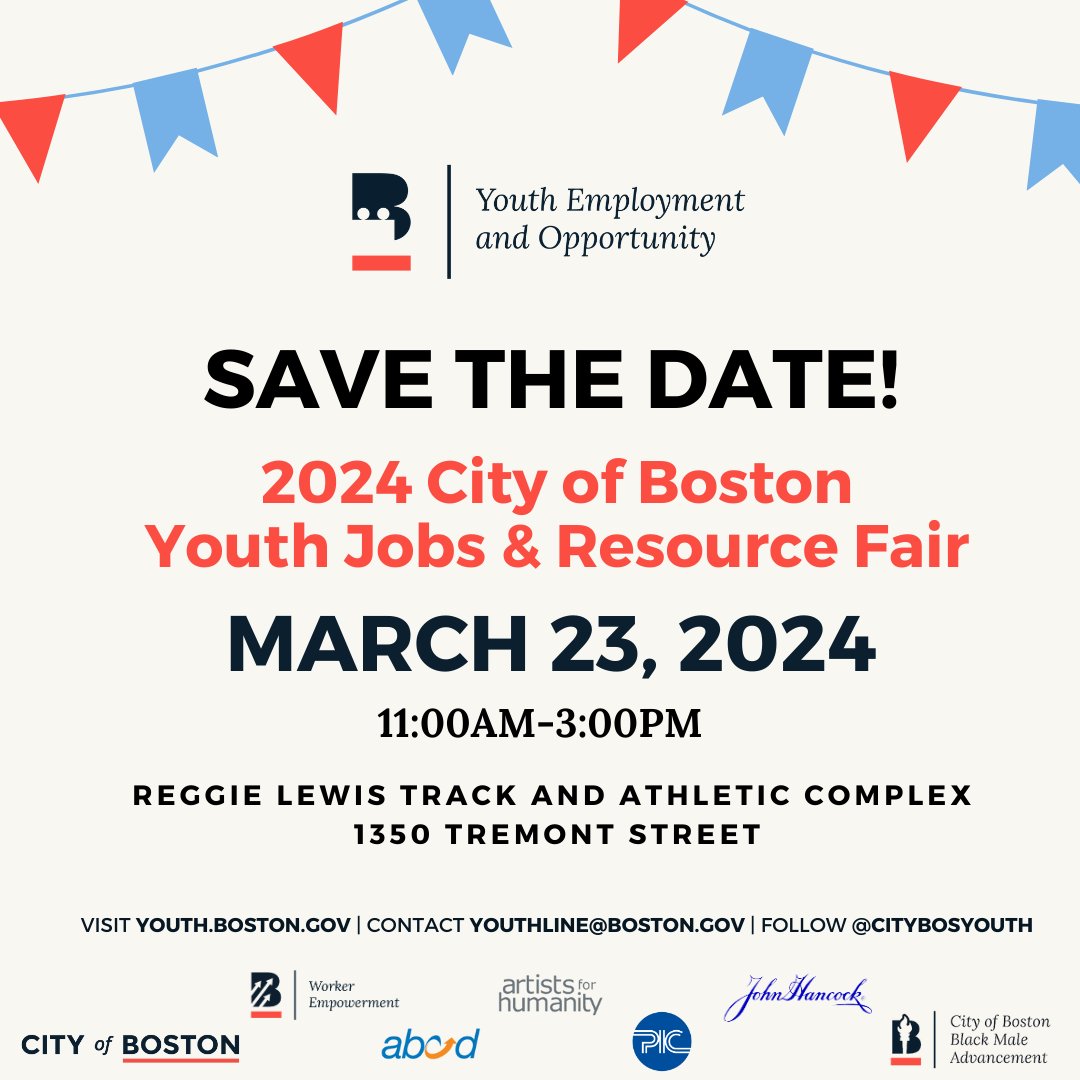 Come to the fair to connect with employers and get access to resources. Youths ages 14-24 are encouraged to register. Register as a youth, partner, or volunteer for the fair! bit.ly/COB-JobFair