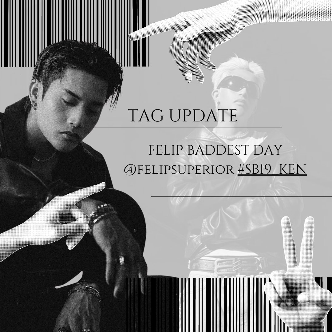 SB19TrendsPH's tweet photo. [ TAG UPDATE ]

Cheers to Felip's another trip around the sun! 🥳 

We're wishing you nothing but love, happiness, and every success on your baddest day, Langga!

Send your birthday greetings with our updated tags below!

UPDATED TAGS:
FELIP BADDEST DAY
@felipsuperior #SB19_KEN https://t.co/9i3B0DHWcS