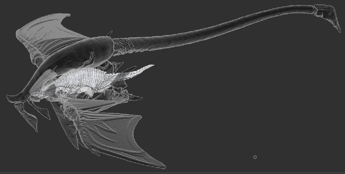 nashinokiya's tweet image. やっと分割終わった〜
#panzerdragoon  #パンツァードラグーン #AZEL  #アトルムドラゴン #WF2024W