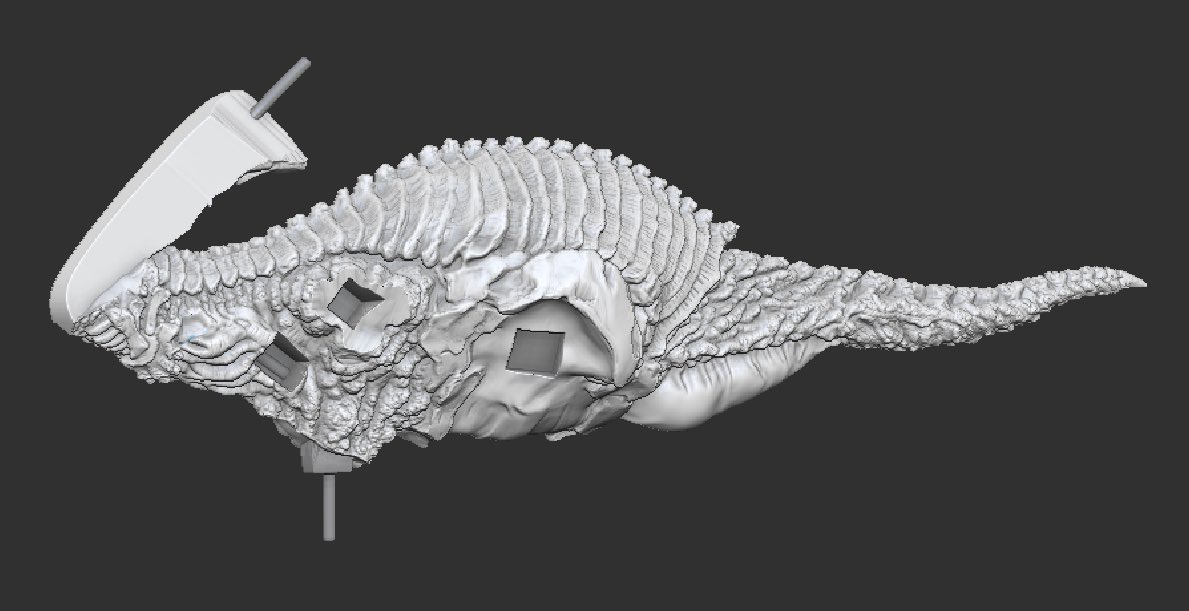 nashinokiya's tweet image. やっと分割終わった〜
#panzerdragoon  #パンツァードラグーン #AZEL  #アトルムドラゴン #WF2024W