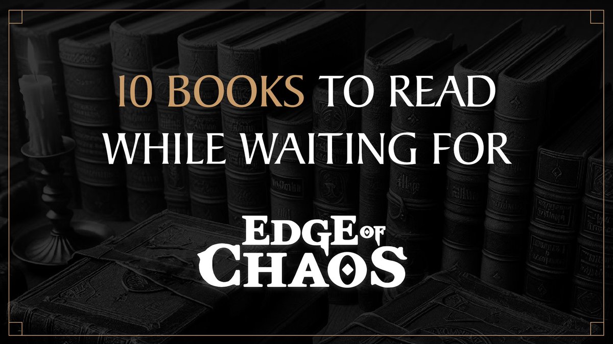 1/11 Are you so excited about the #EdgeofChaos MMORPG that you just can’t wait to play it? 🫠

We got you! Check out our Medieval-inspired reading list! #BookTwitter 📚