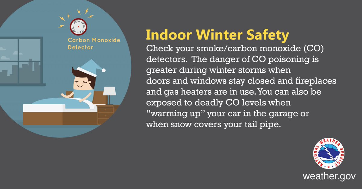 Prepare for winter weather! 🌨️🥶

Cold, snow, and ice is in the forecast across northwest Oregon and southwest Washington. Adjust plans if necessary and have emergency supplies for your home and vehicle.

If the power goes out, NEVER use generators inside your home! #ORwx #WAwx