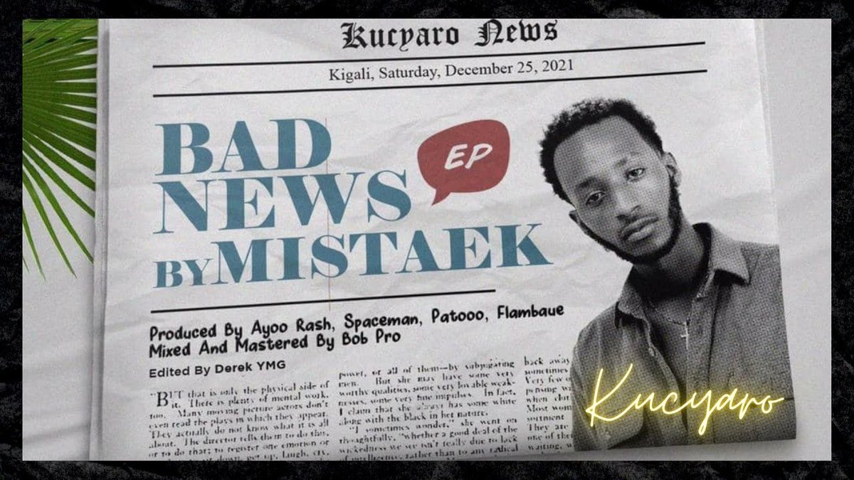 Vainqueur_V's tweet photo. .::. 2 years ago today,  #Mistaek (@mistaeklife ) released one of his greatest hit  "#Kucyaro" 🤩🔥.

 S/O 👌🙏
Music Producer: Bobly
Video Directer : @eazycuts , @Chico__berry https://t.co/stssNWgw0D