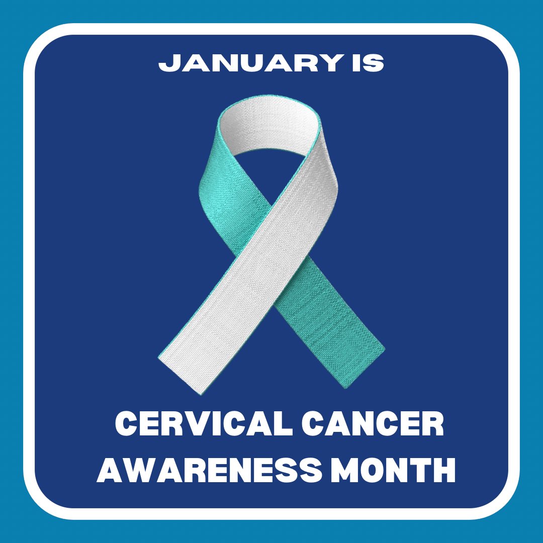 🩵January is Cervical Cancer Awareness Month! 

USPSTF Guidelines:
- Age 21: First Pap test, then every 3 years.

#CervicalCancerAwareness #ScreeningGuidelines (1/4)