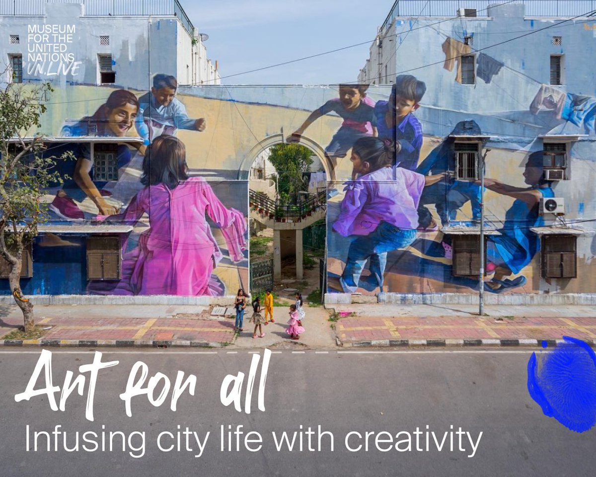 Kicking off the year with our #CultureforImpact series, we are delighted to announce @StreetArtIndia as the first of many incredible initiatives to be taken into consideration for UN Live's 2024 award⭐ See their work here: artsandculture.google.com/partner/st-art… Photo: Andha Ras & Pranav Gohil