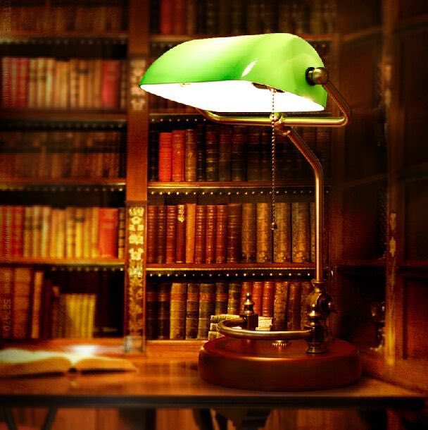 Emilee Honey 📚 on X: Has anyone else always had an overwhelming NEED to  have a home with a hidden library that has a large writing desk illuminated  by one of these