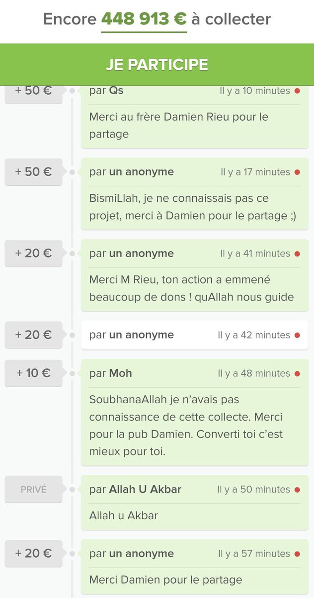 admirbarrio's tweet photo. PTDRRRR Damien Rieu qui participe malgré lui au financement d’une mosquée si ça c’est pas le plus beau début d’année que j’ai jamais vu 😭😭😭 https://t.co/MBfdV5XPjS