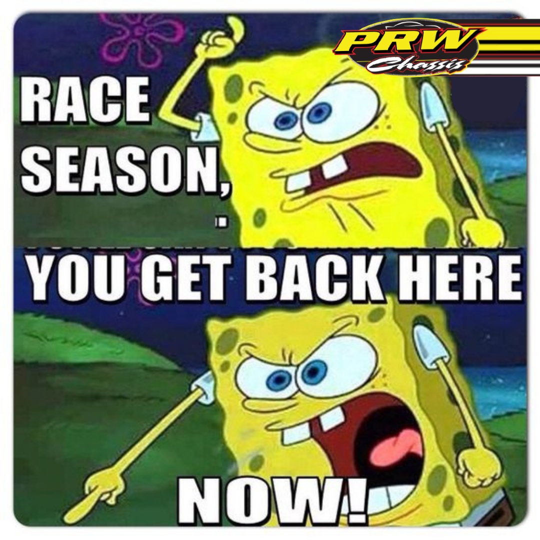 I mean...he's got a point. It's been a little too long and we are ready to go race! Wonder if we could get a group to go "practice" and...nevermind. That's premeditated.

#prw #prw #prwchassis #racing #racecar #lmsc #latemodelstock #weeklyseries #motorsports #shorttrack