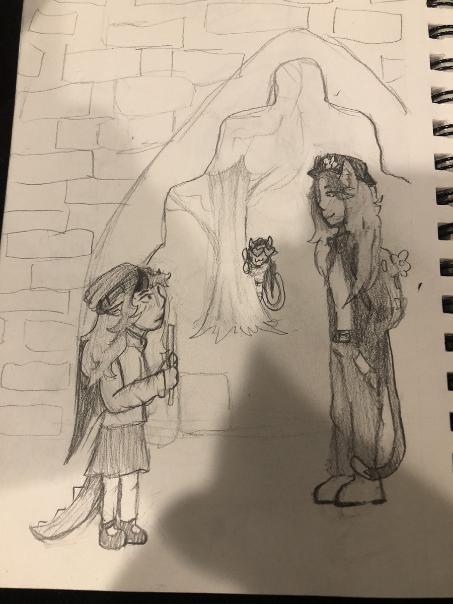 corey_creations's tweet photo. A couple sketches I’ve done recently :3
#bagi
#tinakittenfanart 
#qsmpfanaft https://t.co/lTjOOExIWK