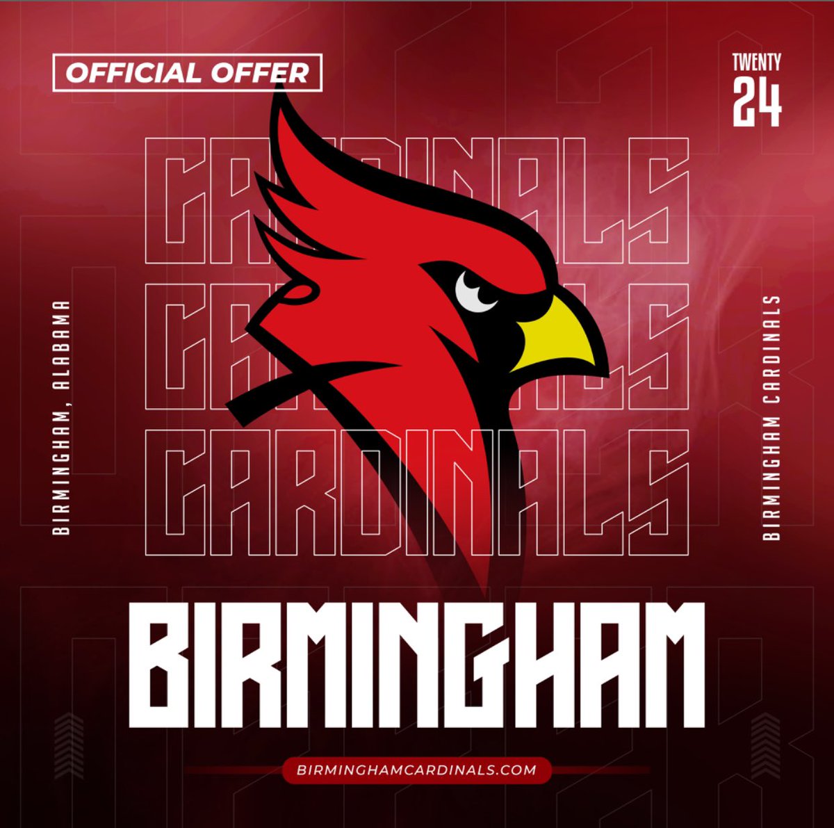 #AGTG Blessed to receive a offer from @BhamPrepCards 🔴⚫️