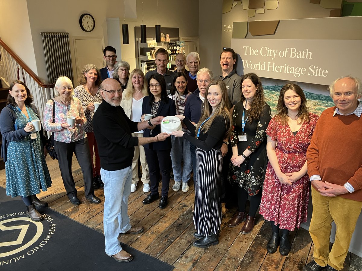 We’re joining @HeritageFundUK in celebrating #HeritageTreasures Day, shining a spotlight on all our volunteers and staff who warmly welcome visitors to the Bath World Heritage Centre.