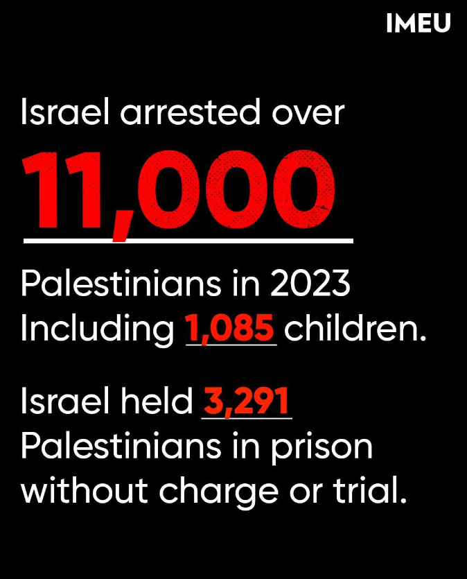 nsmmdsyn144154's tweet photo. If you are worry about the Israeli hostages, What about these 11000 Palestinians kidnapped by Israel in just 2023?
#SOLMOON Belichick South Africa #zib2 Australia Day Afrique du Sud #dkpol #INDvAFG #uominiedonne #ブレバン #Reinis #нюдсочетверг #해피_됴데이_2024 https://t.co/4eyME0XpbF