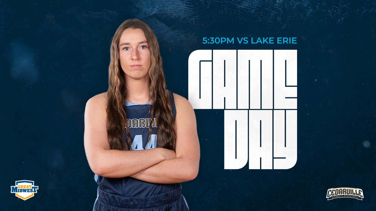 GAME DAY! <a href="/CedarvilleWBB/">Cedarville WBB</a> hosts the Lake Erie College Storm!
⏰ 5:30 PM | 🏀 <a href="/GreatMidwestAC/">Great Midwest</a>
📊 LIVE STATS: bit.ly/JacketsWBB
📺 LIVE VIDEO: bit.ly/CUJacketsLive
🎟️ TIX: bit.ly/CUJacketsTIX 
📰 Game Program: bit.ly/4b65Ys7
🙏 #ForHim 🏀 #BackTheJackets