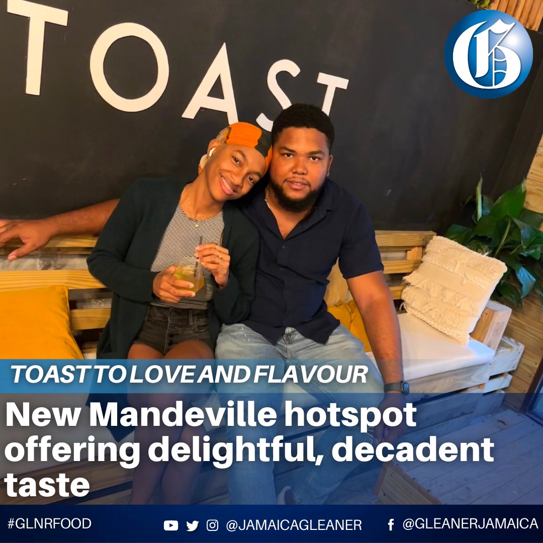 JamaicaGleaner's tweet photo. Raise your glass! There’s a new restaurant on the island dedicated to fusing international flavours with local spices.

Read more: https://t.co/zr38fYJlF0 #GLNRFood https://t.co/C2NCotY2qk
