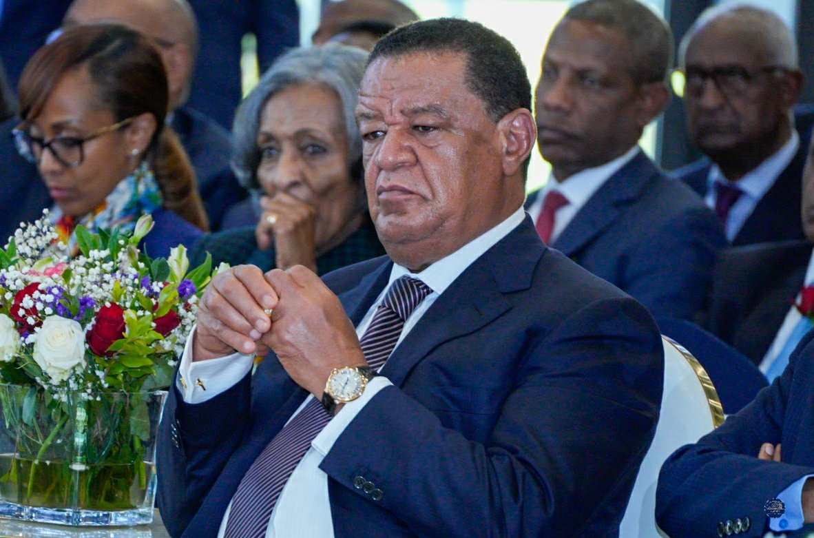 MFAEthiopia's tweet photo. Deputy Prime Minister and Foreign Minister, H.E. Demeke Mekonnen, delivered remarks to the gathering during the opening ceremony of Ethiopia's Diplomatic Week Exhibition today at the Science Museum. https://t.co/uqtUaYkS2d