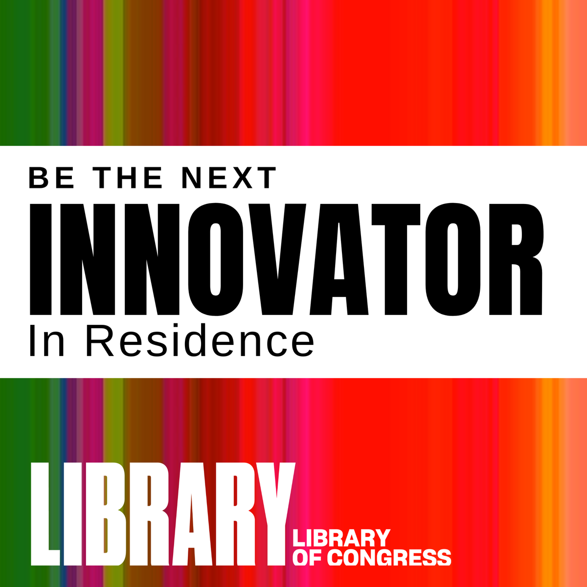 LC_Labs's tweet photo. Now seeking concepts for the 2024-2025 Innovator in Residence program! Up to $90k per year to activate @librarycongress digital collections for new audiences. Register for an informational webinar on the program page https://t.co/zWQX0kauO5 https://t.co/oIw3Jp1eLh