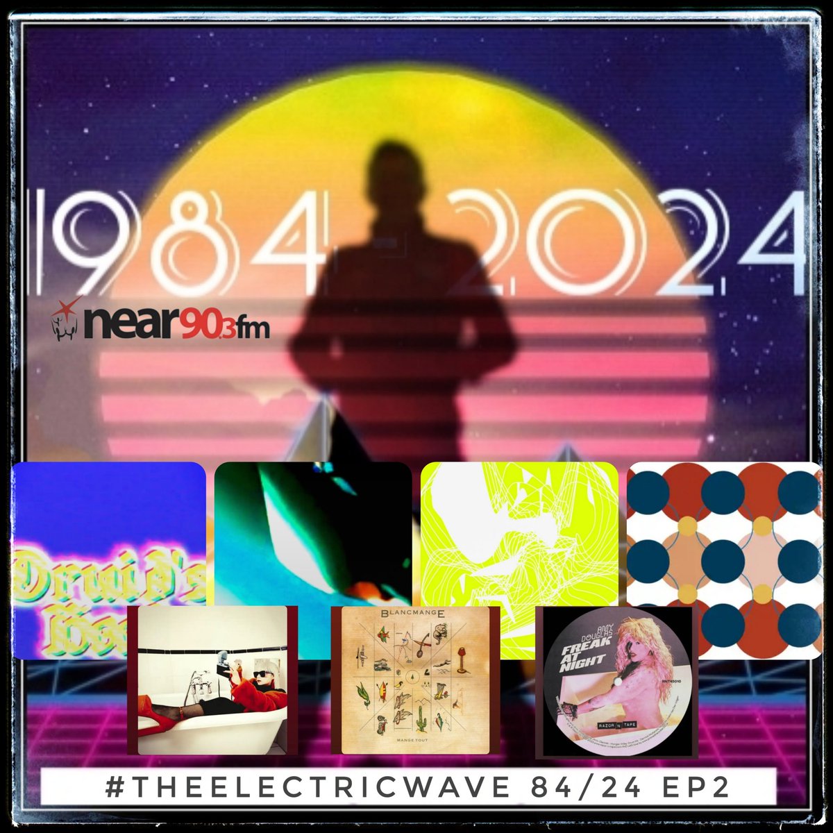 Time tonight for episode 2 of our 84/24 #theelectricwave Don't really need an excuse to play synths from '84 but hey 😁 And tonight we'll also have the return of #theIrishElectric Sinead White, Arvo Party and more... Live from 7pm on @nearfm