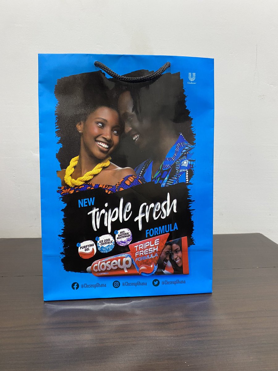 PackageHubLtd's tweet photo. Allow us to handle all your Paper bag needs. Customized A4 Laminated Bag for CloseUp Ghana.
_____________ 

Call or WhatsApp us on
024 902 4443 / 020 665 1061

#sustainability #environment #reuse #recycle  #branding #paperbags #thinkgreen #kraftpaper #kraftpaperbag #gogreen https://t.co/GcCG9j8MzA