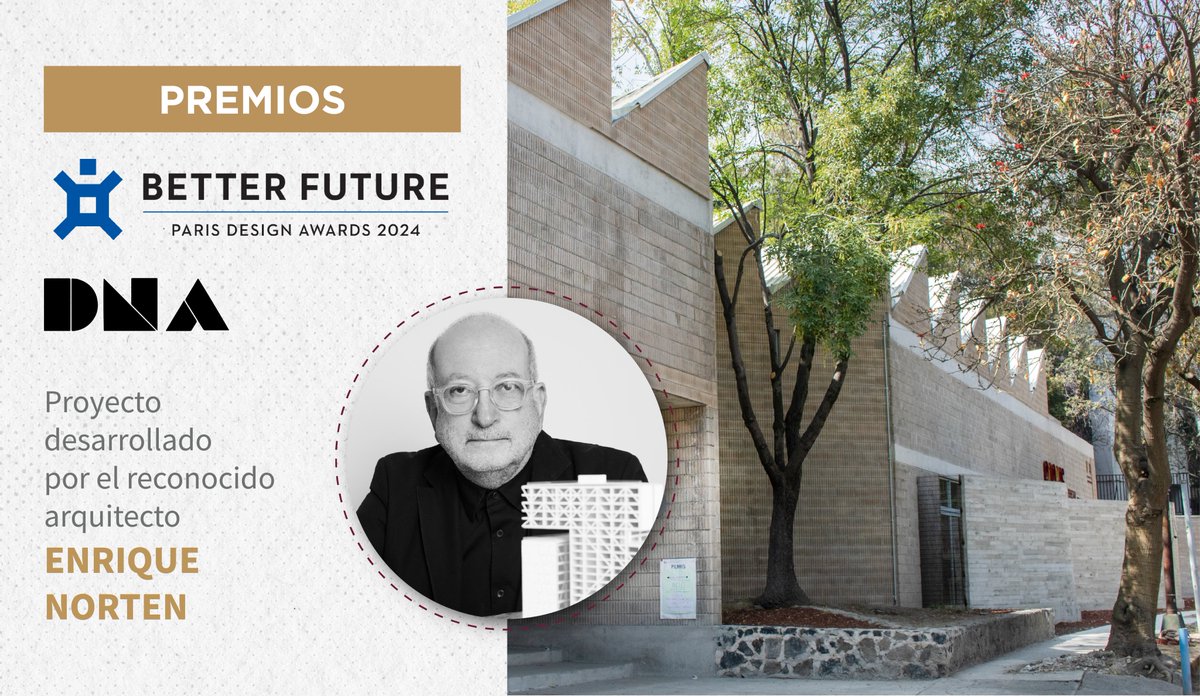 GobCDMX's tweet photo. 🎤 Y el premio de oro es para (redoble de tambores)... ¡PILARES José Saramago! 🥳

Nuestro PILARES fue reconocido en los Better Future - DNA Paris Design Awards 2024, en la categoría  "Arquitectura Pública e Institucional", por su increíble diseño, planificación y uso de materiales. 🥰

Aquí te contamos más sobre él. 💫