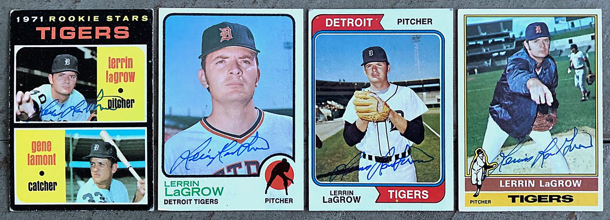 OhNoonan's tweet photo. Lerrin LaGrow – 10-Yr MLB Career; Campy threw his bat at him in '72 AL Champ Gm. A Good Reliever in 77-78, w/ 41 Saves. Autographs thru the mail. #76Topps
#ttm #ttmsuccess @HeyMattPatt @20thBaseball @BravestarrCards @caliser786 @mjs80377 @gfgcom @zmills4 @KenLynes @georgesands58 https://t.co/Wcdq2yqRRJ
