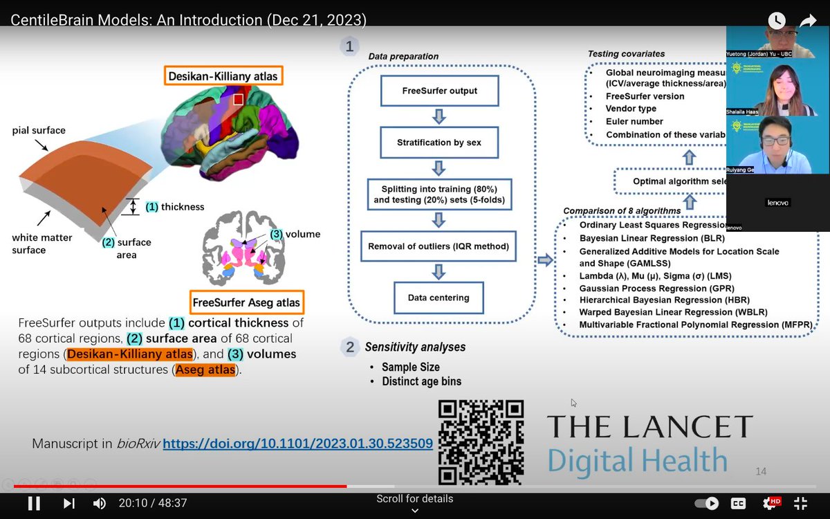 ENIGMA Consortium (@enigmabrains) on Twitter photo And in case you missed <a href="/TranslationalNI/">Translational-Neuro</a>'s first webinar of <a href="/RuiyangGe/">GeRuiyang-蓋瑞洋</a> introducing normative modeling and ENIGMA-Lifespan's CentileBrain model (centilebrain.org/#/), you can now catch up here: youtube.com/watch?v=BycQB3… And in case you missed <a href="/TranslationalNI/">Translational-Neuro</a>'s first webinar of <a href="/RuiyangGe/">GeRuiyang-蓋瑞洋</a> introducing normative modeling and ENIGMA-Lifespan's CentileBrain model (centilebrain.org/#/), you can now catch up here: youtube.com/watch?v=BycQB3…