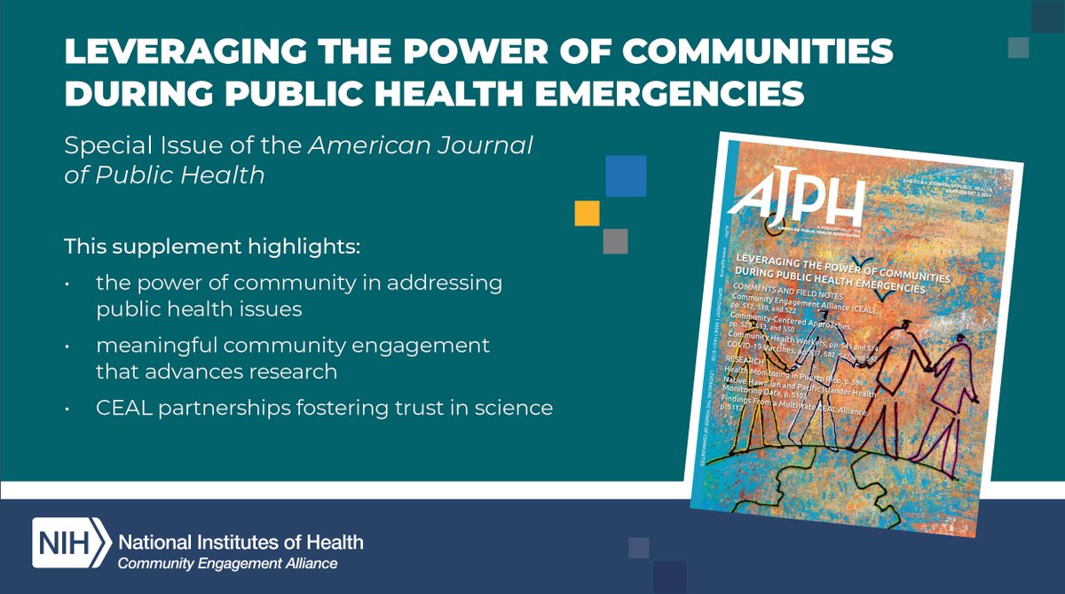 NIH Community Engagement Alliance (@nihceal) / X