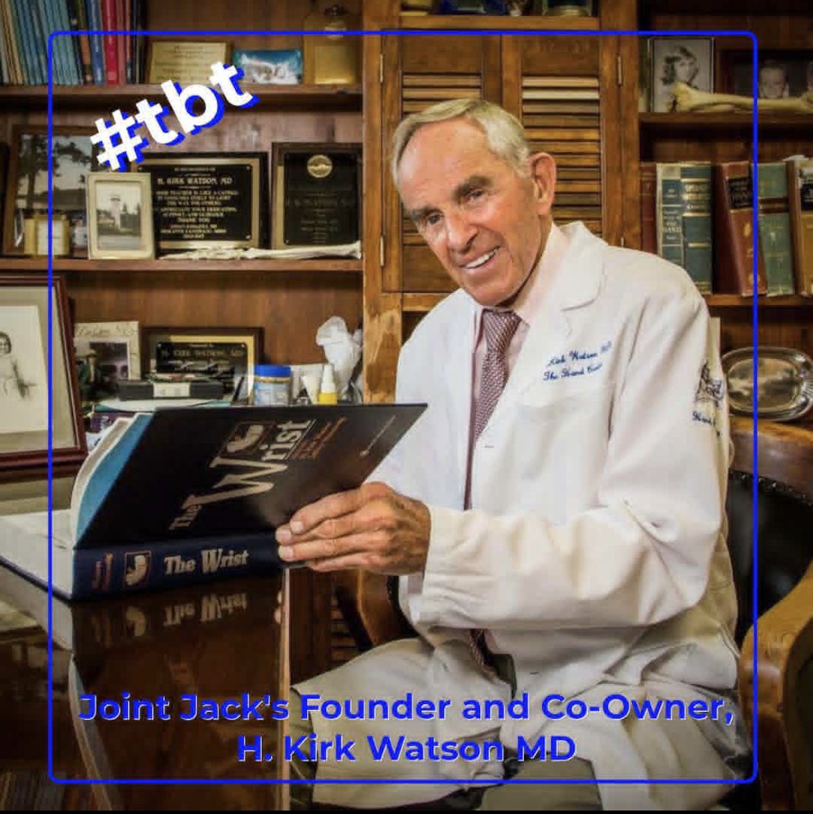 joint_jack's tweet photo. Over 50 years ago, H. Kirk Watson MD had a vision to create effective, high-quality products and inspirational education to heal the hand. We are grateful for his influence as we continue to offer products that help people get back to doing what they love. #handsurgery https://t.co/jMtiMZJOP3