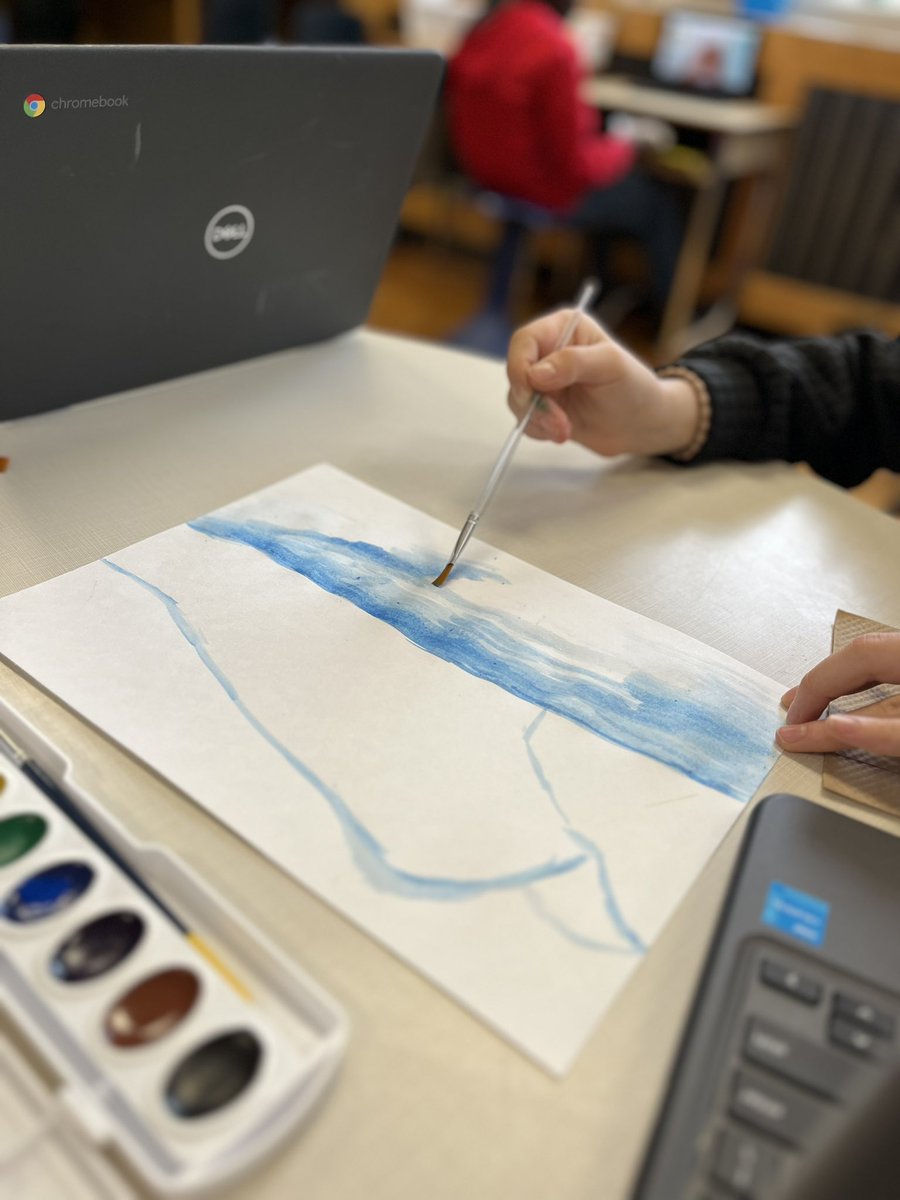 Amazing #artists working on some Group of Seven recreations!