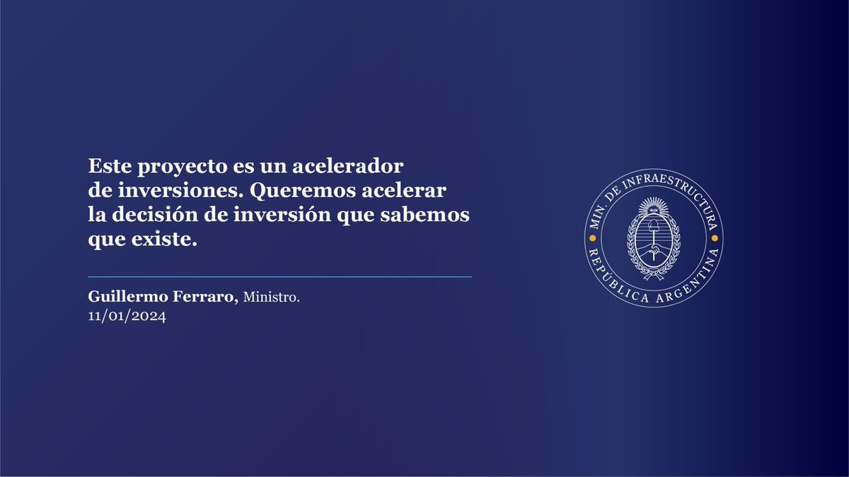 MinInfraestru's tweet photo. En la tercera jornada de debate, el ministro Ferraro se encuentra detallando las mejoras impulsadas a través del proyecto de ley. En esa misma línea, el ministro detalló 👇 https://t.co/TlpPtVS4nJ