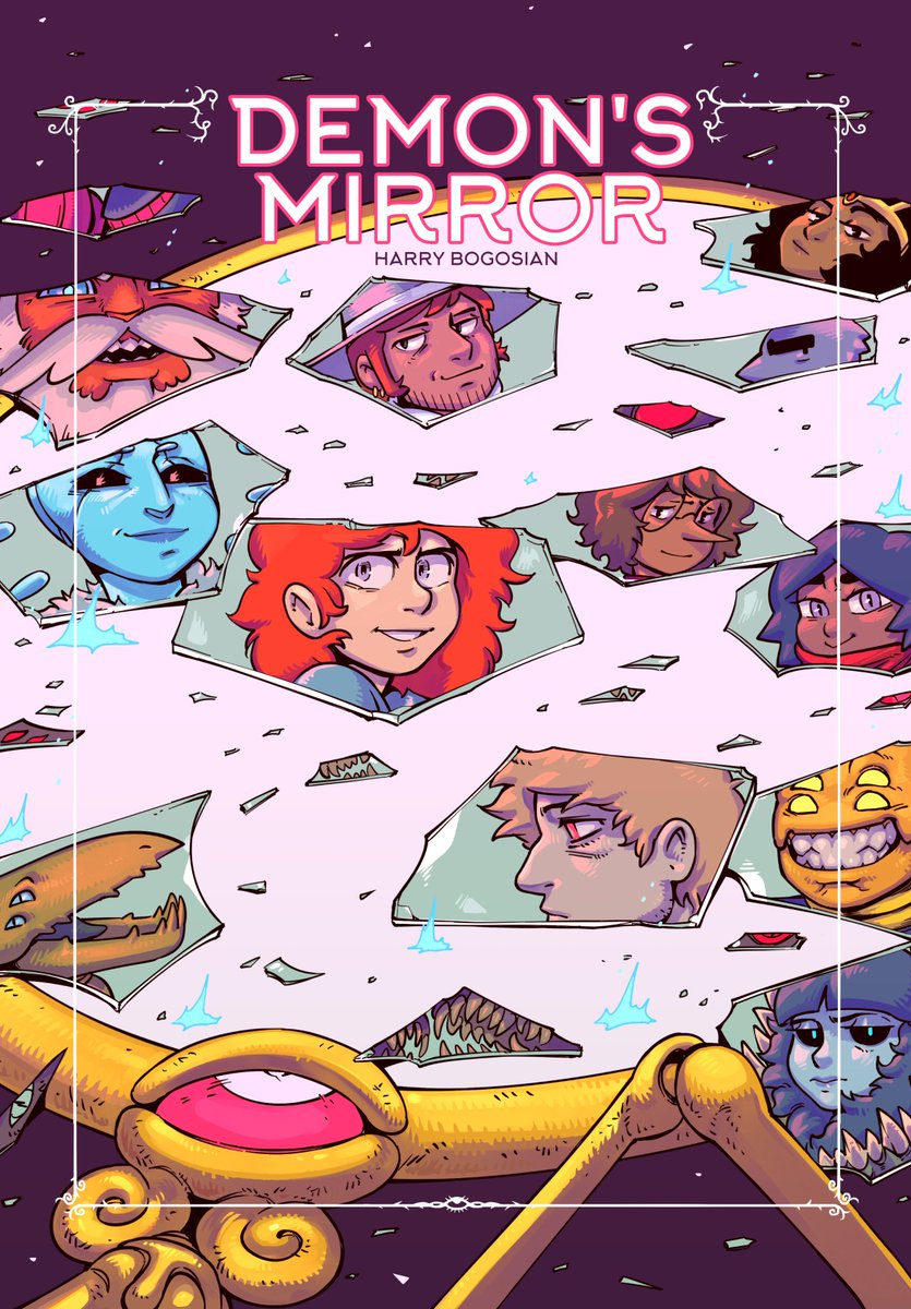 Hello! I have a limited number of PHYSICAL Demon's Mirror and A Better Place comics available on Hiveworks! Each one is a hefty over 300 page full color comic that you can use as a blunt weapon if you desire!

Big! Comics! Enjoy!

hivemill.com/products/a-bet…
hivemill.com/products/demon…