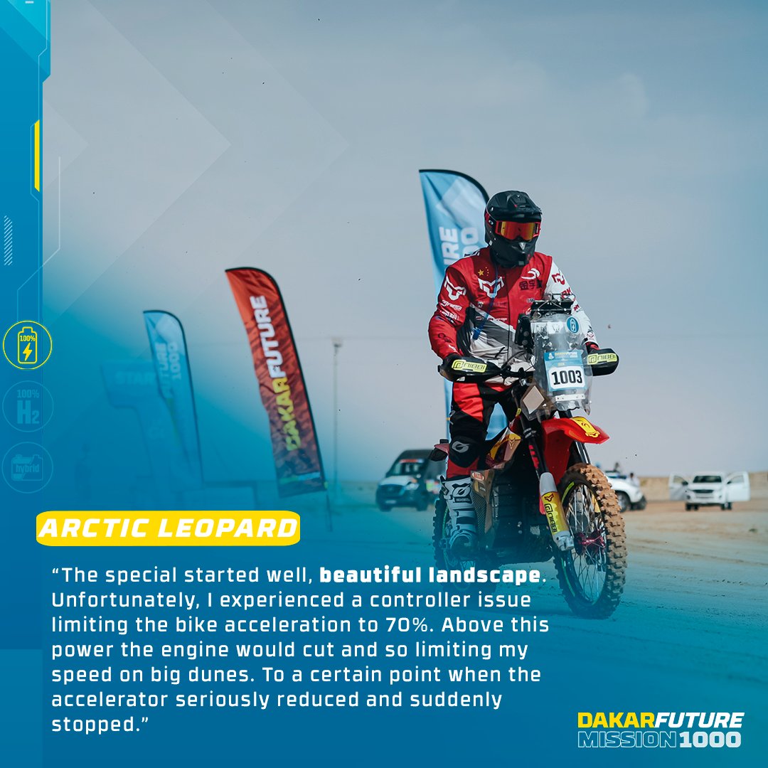 PART 1️⃣

Today STAGE 5 posed challenges to Mission 1000 through THE EMPTY QUARTER 🫣

All the projects are looking forward to sharing their journey and continue to test their machines! 🏁✨  

#Dakar2024 #DakarFuture #Mission1000