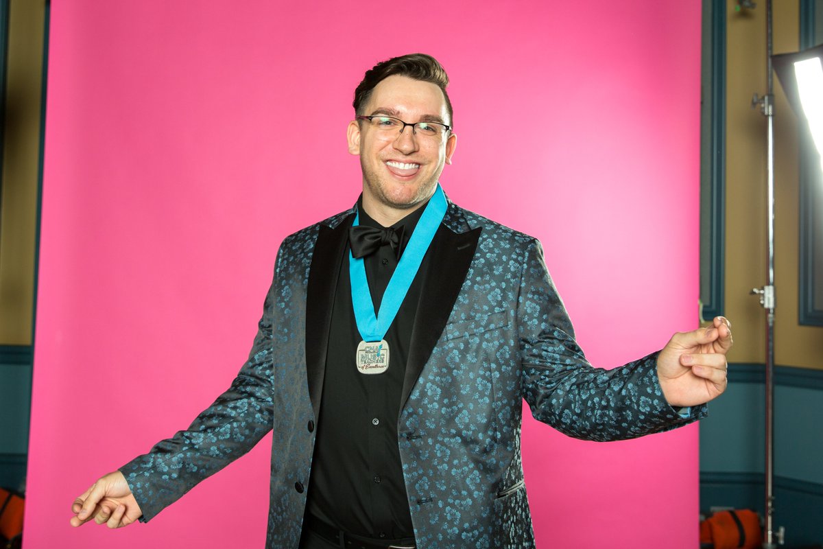 cmafoundation's tweet photo. "I chose to be a music educator so that I could support just one student in some way. There will always be kids who are in situations like mine ... While I can't change the world in big ways, I know I can change one person's world in a big way if I try." 2023 MTOE - Garrett Doo https://t.co/sBiQJNg3X5