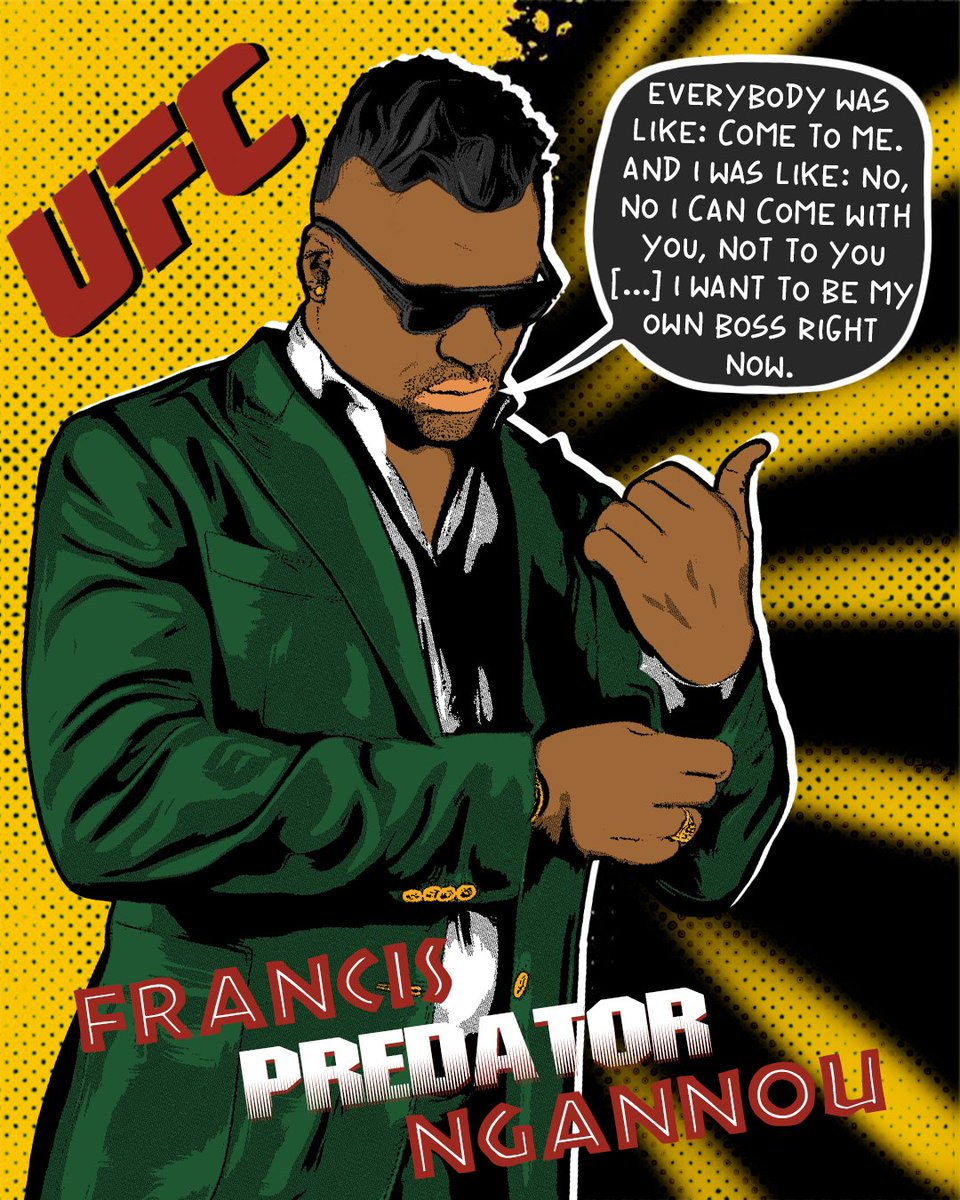 MMAspeechbubble's tweet photo. @francis_ngannou Lets go big guy! ✌️ https://t.co/ISuS2y3Y1l