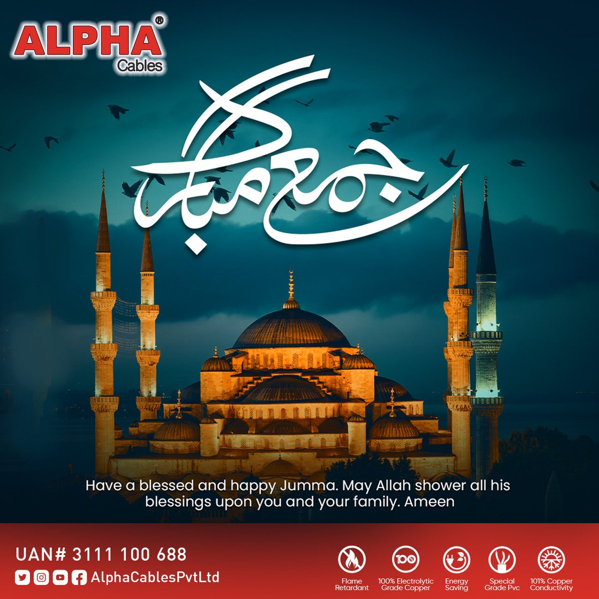 AlphaCables's tweet photo. Juma Mubarik to all of you from team "Gresso Mobiles"
#Jumma_Mubarak_Everyone #jummahmubarak #islamic #islamicquotes #blessings #JumaMubarak #jumaat_mubarak_challenge #islamicpost #islamicrepublicofpakistan #islamicreminders #islamicart #islamicdress #islamicdecor #islamicbooks https://t.co/5X14tnqFzF