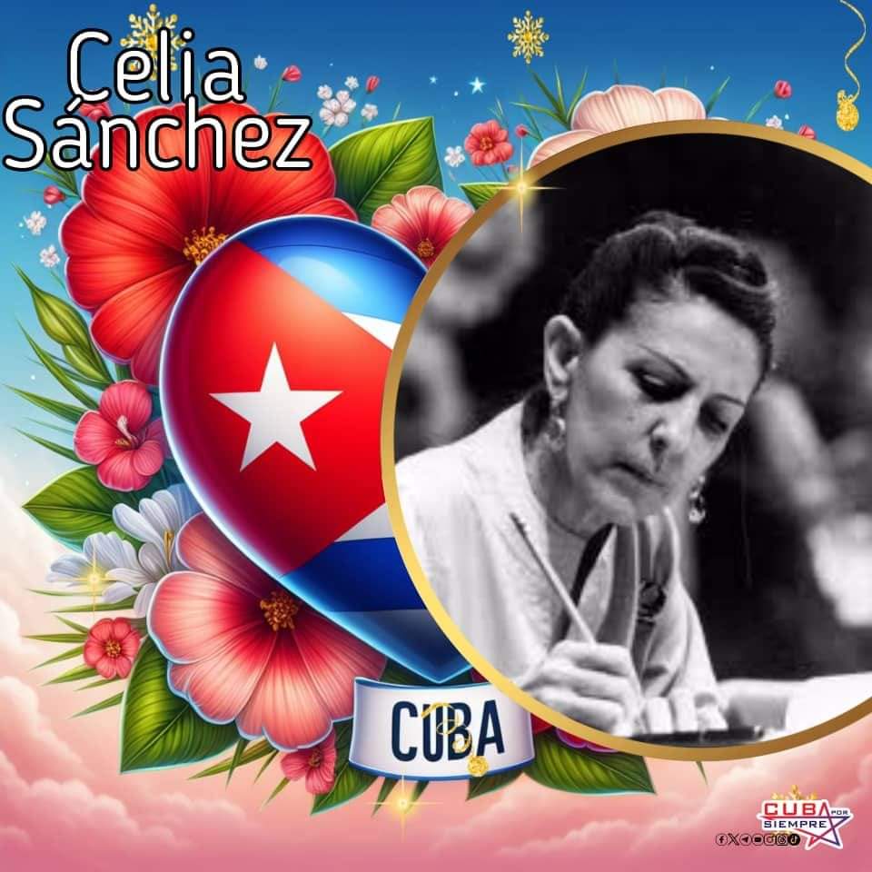 guyepez's tweet photo. @DtoraDpsGranma La flor más autóctona de la #RevoluciónCubana hoy es más bella, sencilla, audaz y ejemplo de lucha por los oprimidos, de amor y entrega por  #Manzanillo y #Cuba.

#CeliaUnaFlor
#CubaViveEnSuHistoria
#CeliaSánchezManduley
#DPSGranma
#HCSM https://t.co/r5J2vTeFxN