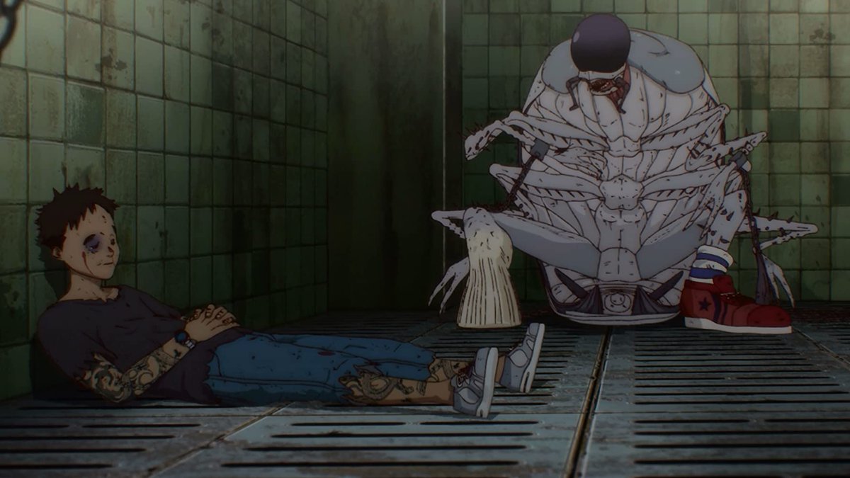 levmauc's tweet photo. No os perdáis en NETFLIX la serie DOROHEDORO, 12 episodios repletos de situaciones surrealistas, psicodelia, gore y humor negro acompañado de una sensacional banda sonora. Hechiceros, demonios, mafias y ambiente post apocalíptico. Han confirmado que tendrá una segunda temporada. https://t.co/A1VpkEttGz